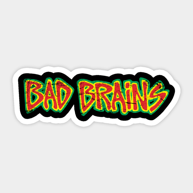 Bad Brains Sticker by MindsparkCreative